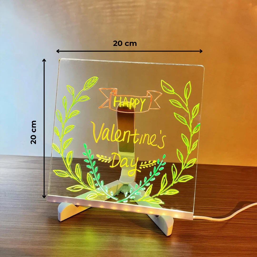 Kreative LED-Schreib- und Zeichentafel