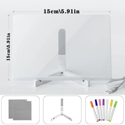 Kreative LED-Schreib- und Zeichentafel